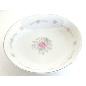Crestwood China 1078 Pink Rose Flower Dessert Bowl Japan